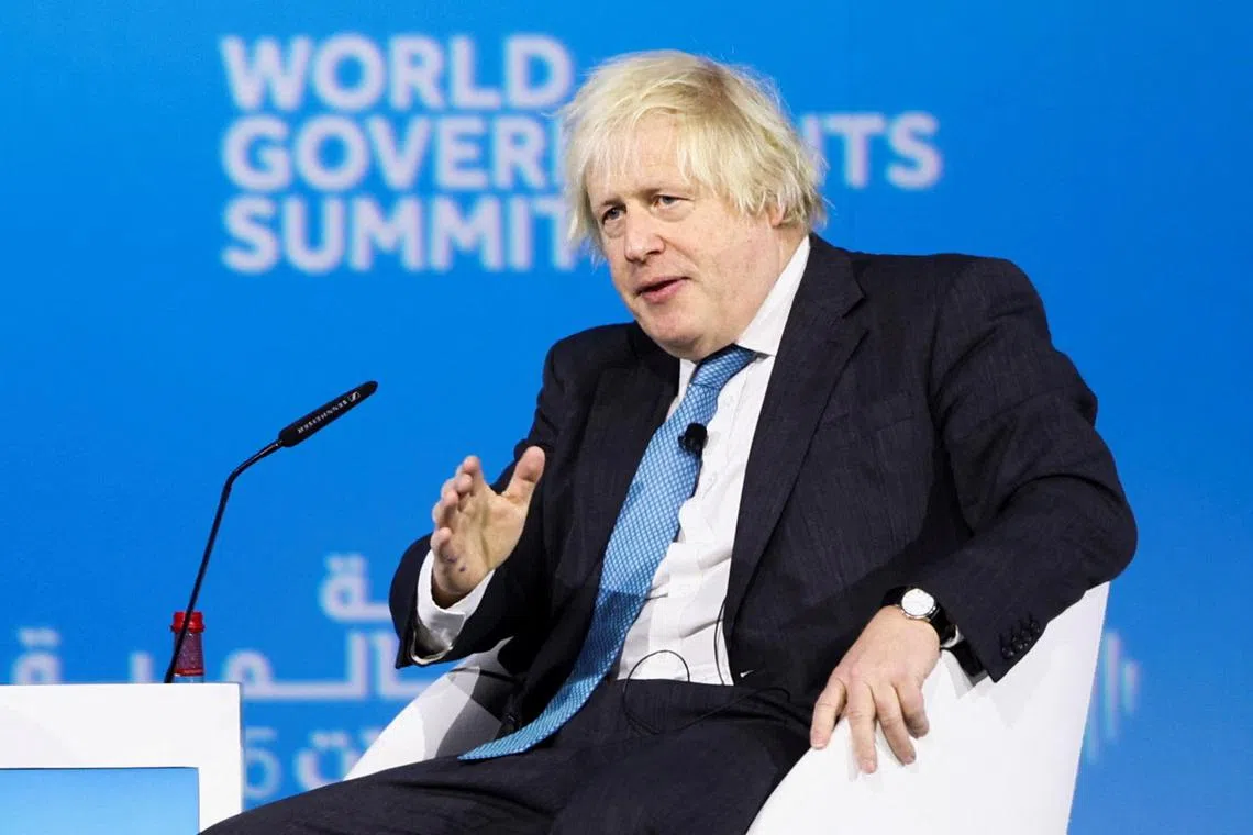 Boris Johnson has run-in with feisty ostrich during Texas trip