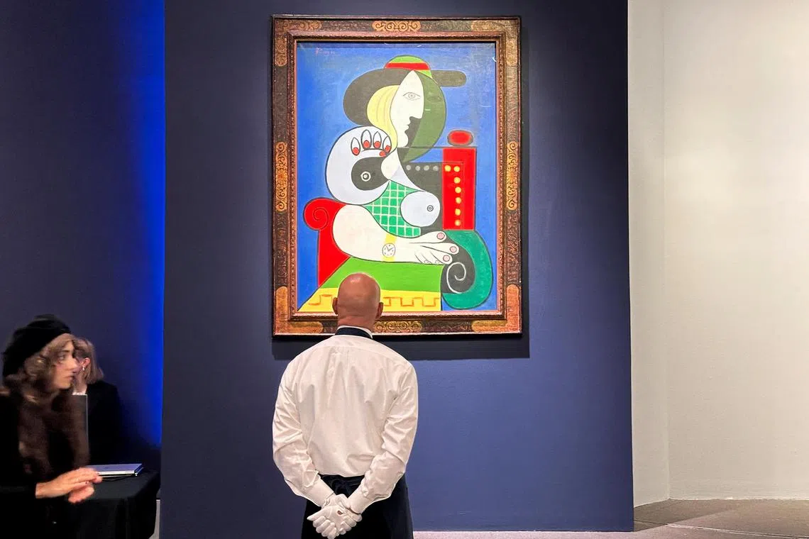 Pablo Picasso's 1932 painting Woman With A Watch has hit the second-highest price ever achieved for the artist. 