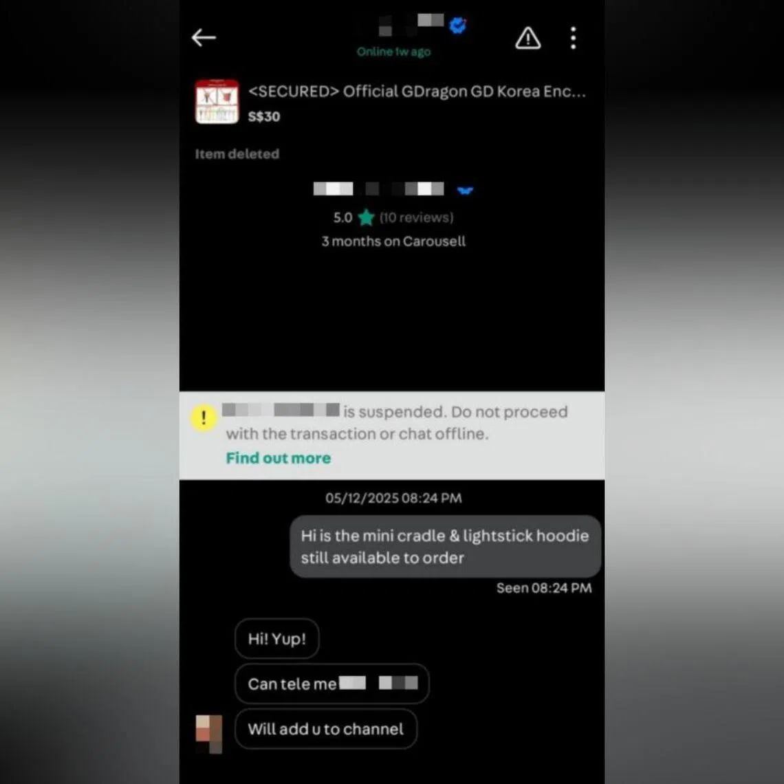 Scammers would convince victims to make an initial deposit through channels like PayNow or bank transfers.