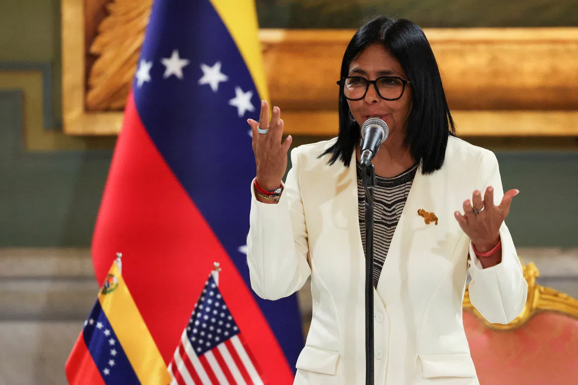 Trump to meet with Venezuela's interim president Rodriguez in New York on Tuesday