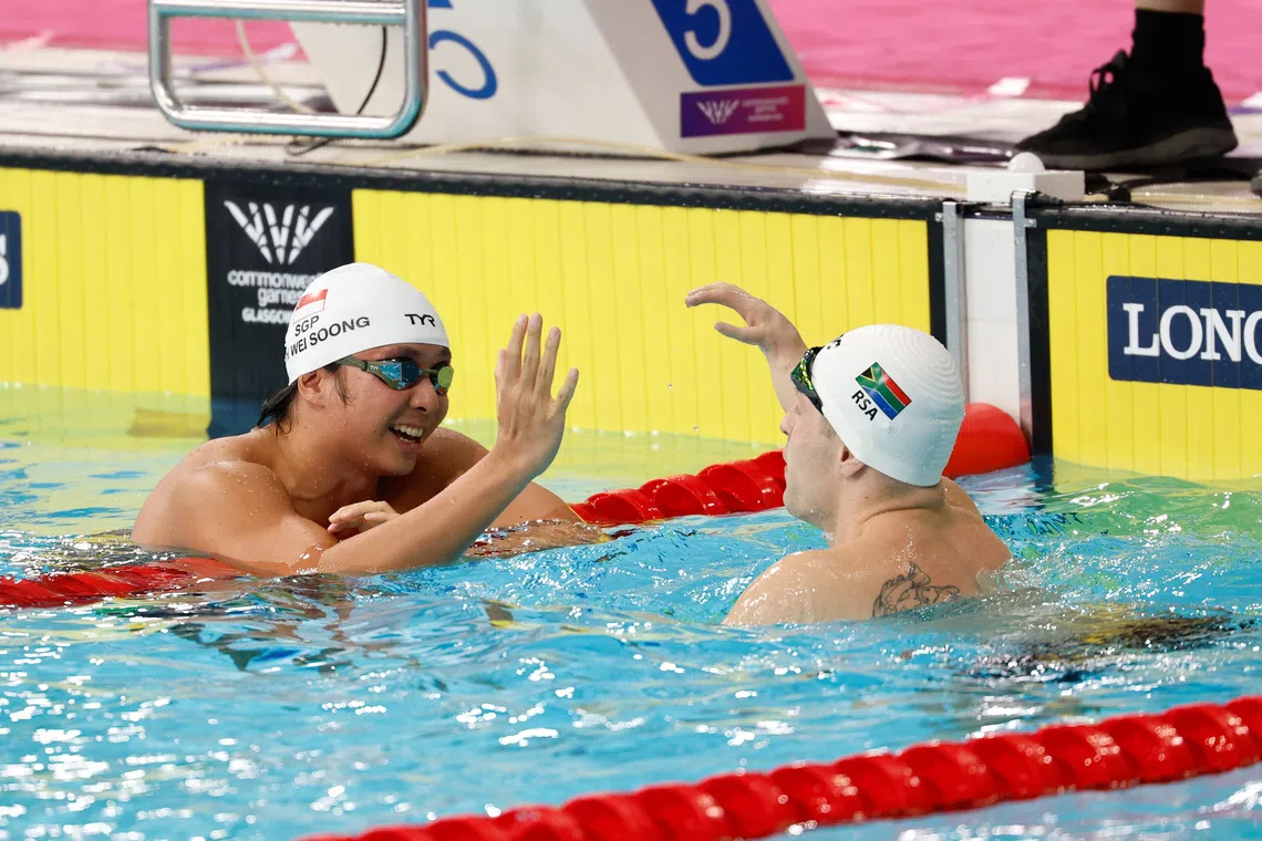 Commonwealth Games 2026 – Swimming - Men's 50M Freestyle S7 - Final – Tollcross International Swimming Centre, Glasgow, Scotland - 20260729
Singapore’s Toh Wei Soong wins the Silver medal. Mandatory Credit: Commonwealth Games Singapore/ Lim Weixiang