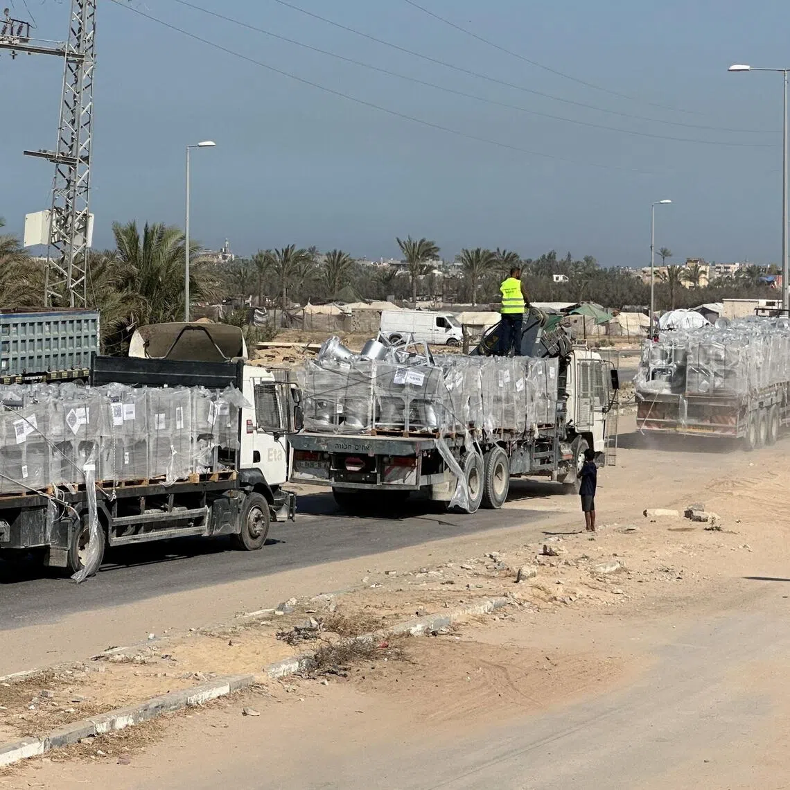 Dr Tedros said currently only between 200 and 300 trucks were going into Gaza daily.