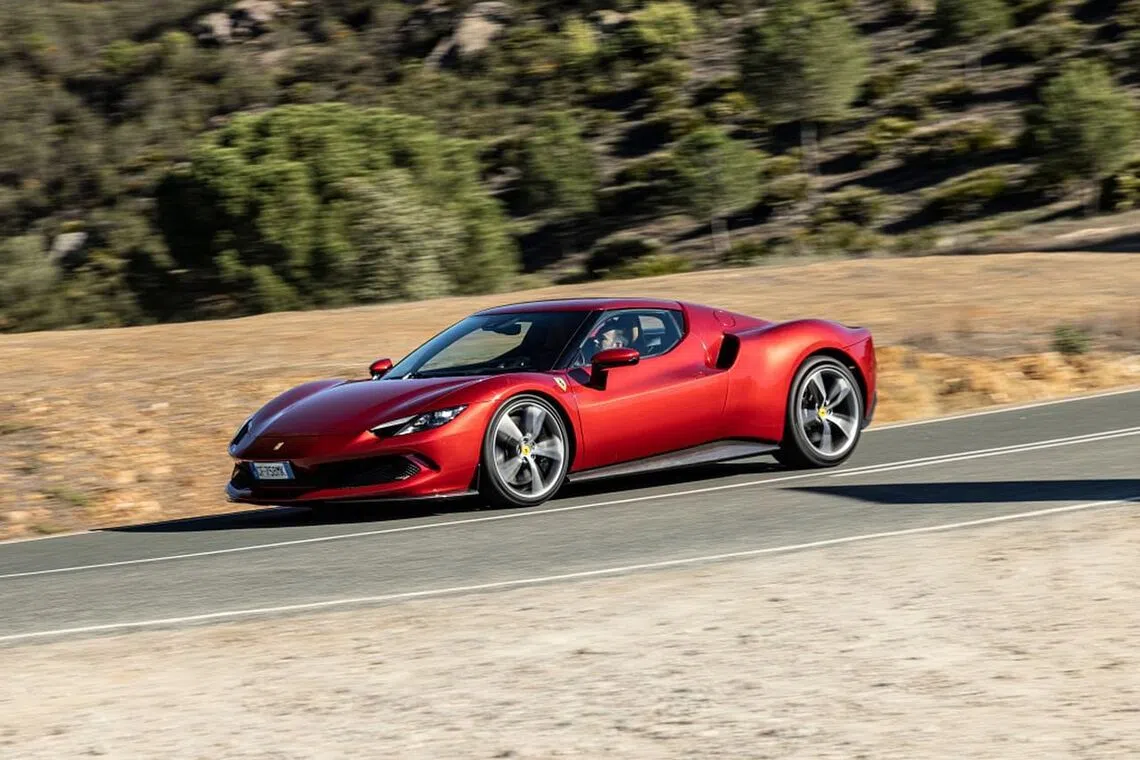 The dispute involved a Ferrari 296 GTB plug-in hybrid (pictured), as well as other luxury cars including Lamborghinis and a Bentley.
