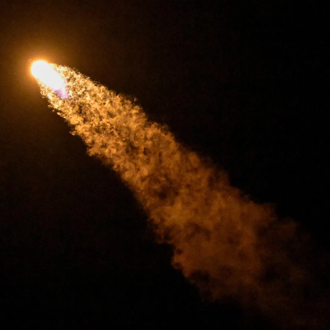 A SpaceX Falcon 9 rocket and Dragon spacecraft lifts off on NASA's Crew-12 mission to the International Space Station, carrying NASA astronauts Jessica Meir and Jack Hathaway, ESA astronaut Sophie Adenot and Russian cosmonaut Andrey Fedyaev, from Launch Complex 40 at the Cape Canaveral Space Force Station in Cape Canaveral, Florida, U.S., February 13, 2026. REUTERS/Steve Nesius