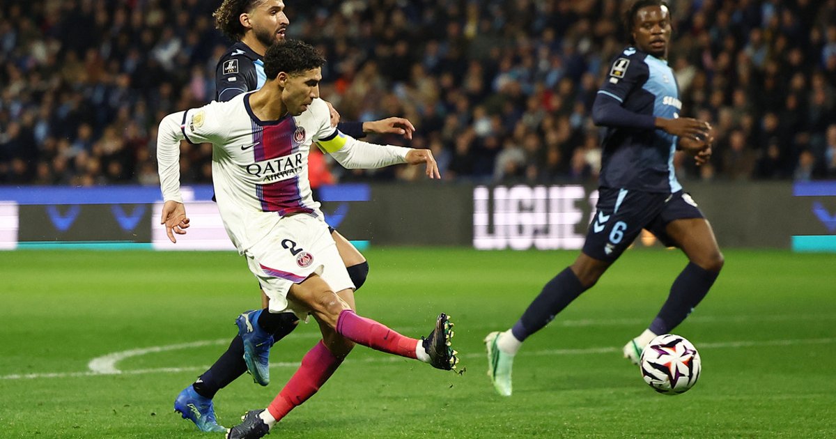 Hakimi hat-trick leads PSG to 5-1 win at Le Havre - The Straits Times