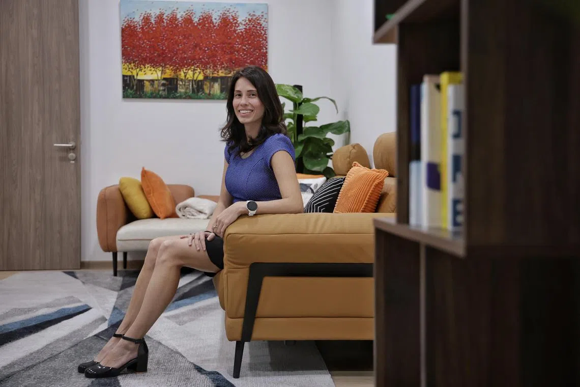 Dr Kim Lian Rolles-Abraham, 36, chose to become a psychologist after recovering from an eating disorder in her teens because she wanted to make a direct impact on the youth. 
