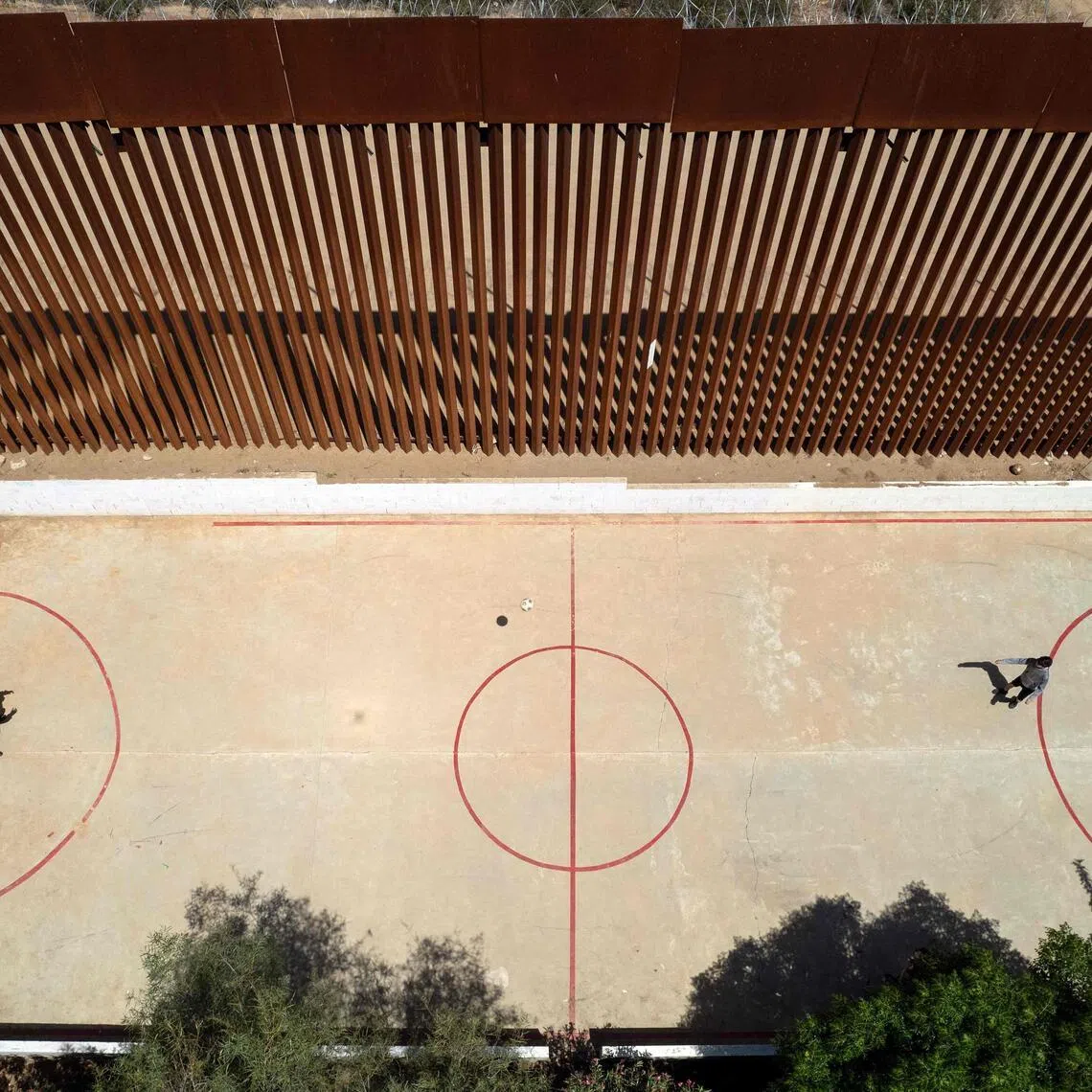 The wall will be supplemented by electronic surveillance and other devices.