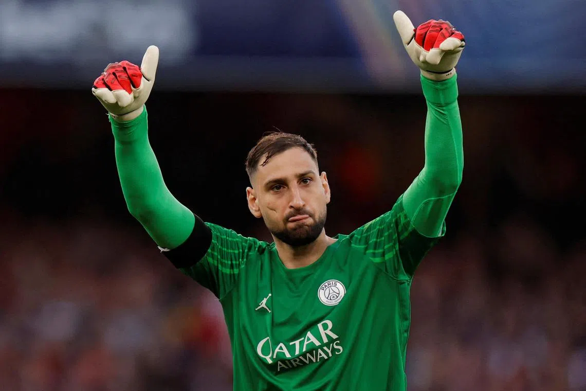 Paris Saint-Germain goalkeeper Gianluigi Donnarumma has been a key player in the team's Champions League run this season.