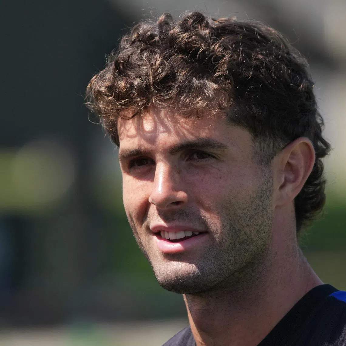 Soccer Football - FIFA World Cup 2026 - United States Training - Great Park Sports Complex, Irvine, California, U.S. - June 24, 2026 Christian Pulisic of the U.S. speaks with the media ahead of training IMAGN IMAGES via Reuters/Kirby Lee