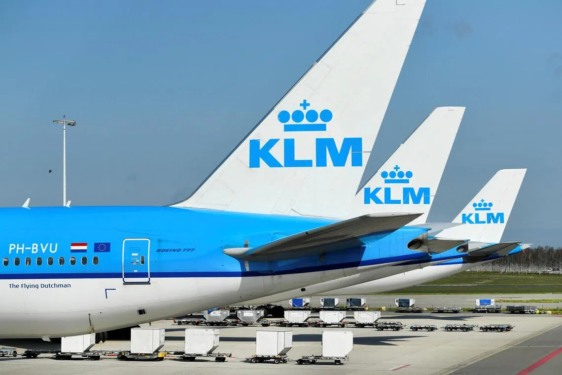 Air France-KLM said it has seen a slight reduction in passenger demand for trips to the Middle East.