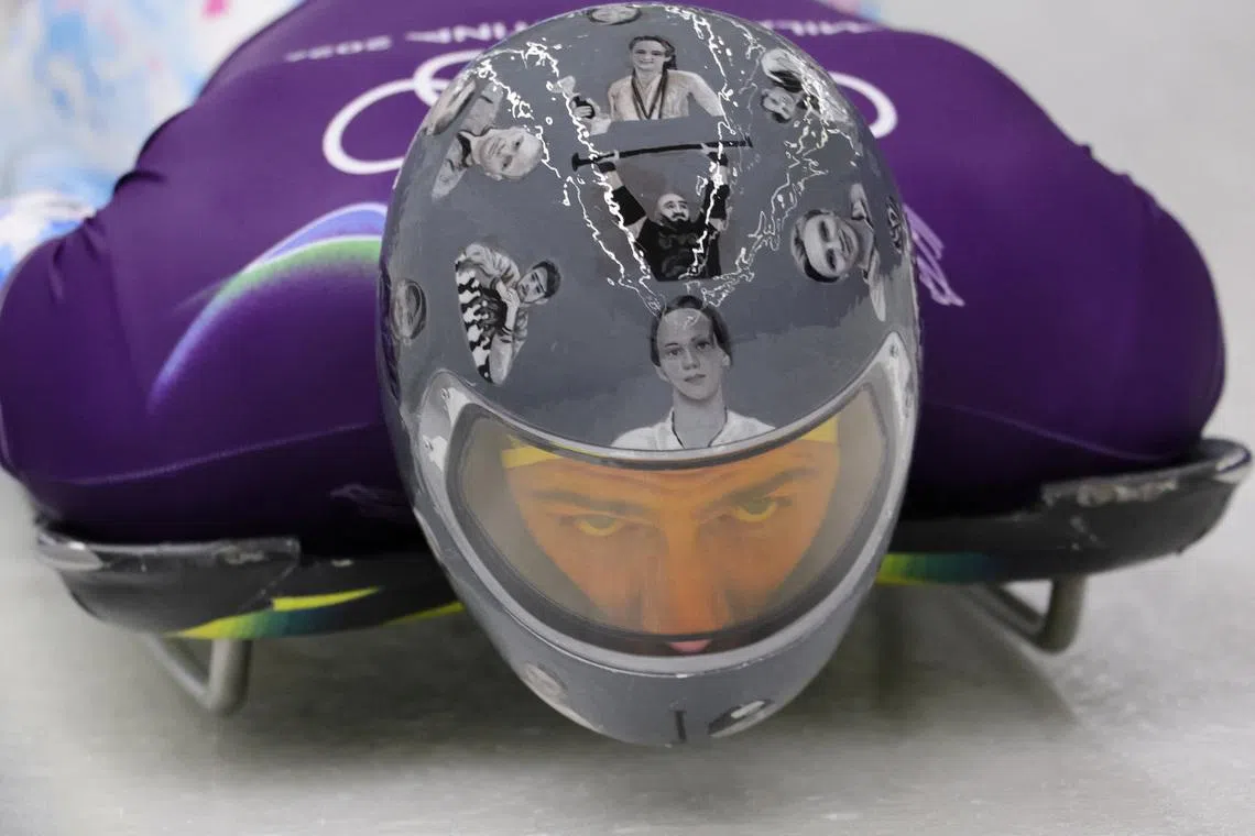 Ukraine skeleton racer Heraskevych says IOC has banned helmet showing athletes killed in war