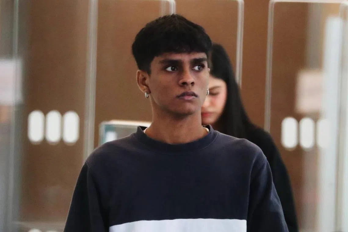 Mathana Raaj Singh S/O Balbir Singh leaving the State Courts on Mar 10, 2023.