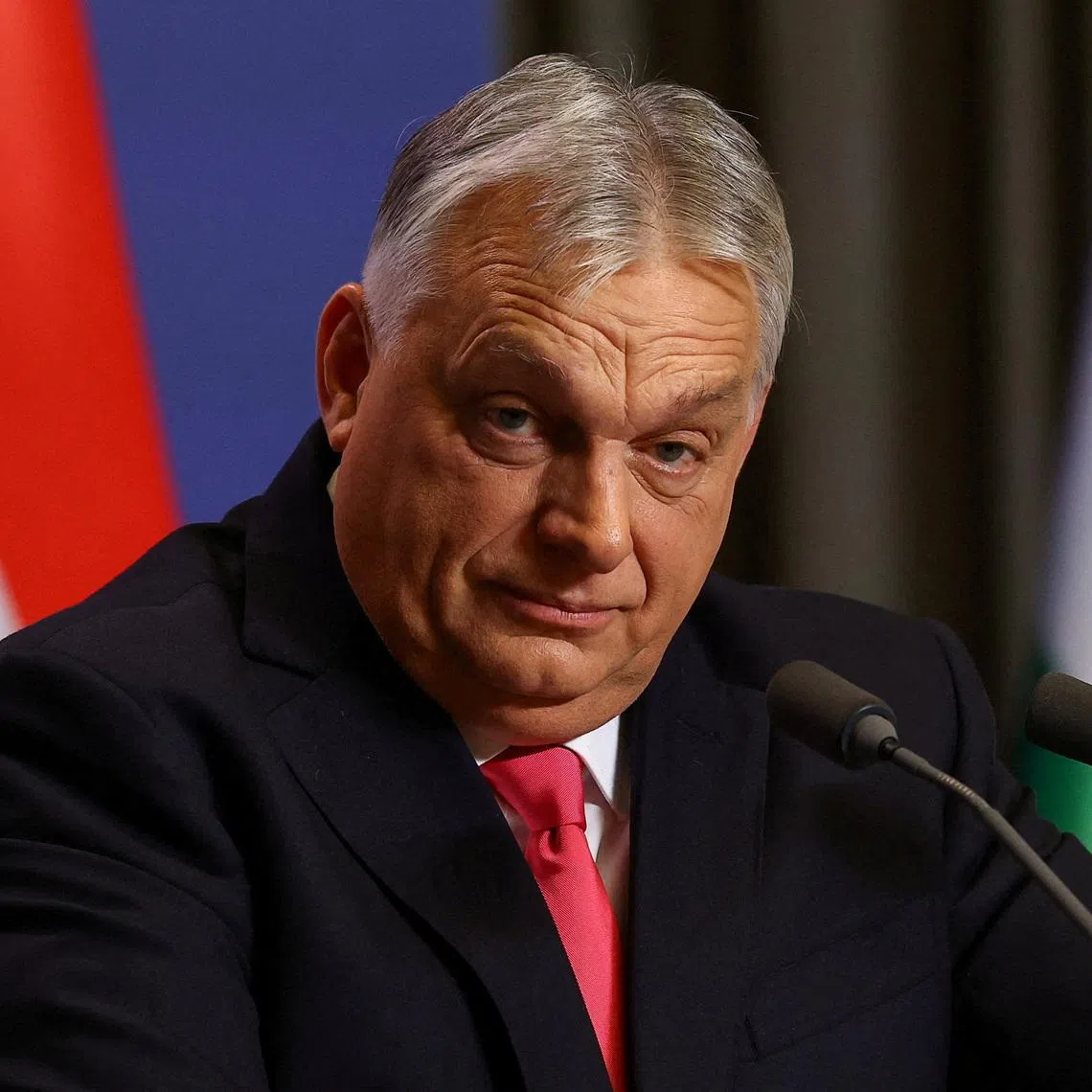 FILE PHOTO: Hungarian Prime Minister Viktor Orban holds an international press conference in Budapest, Hungary, January 5, 2026. REUTERS/Bernadett Szabo/File Photo