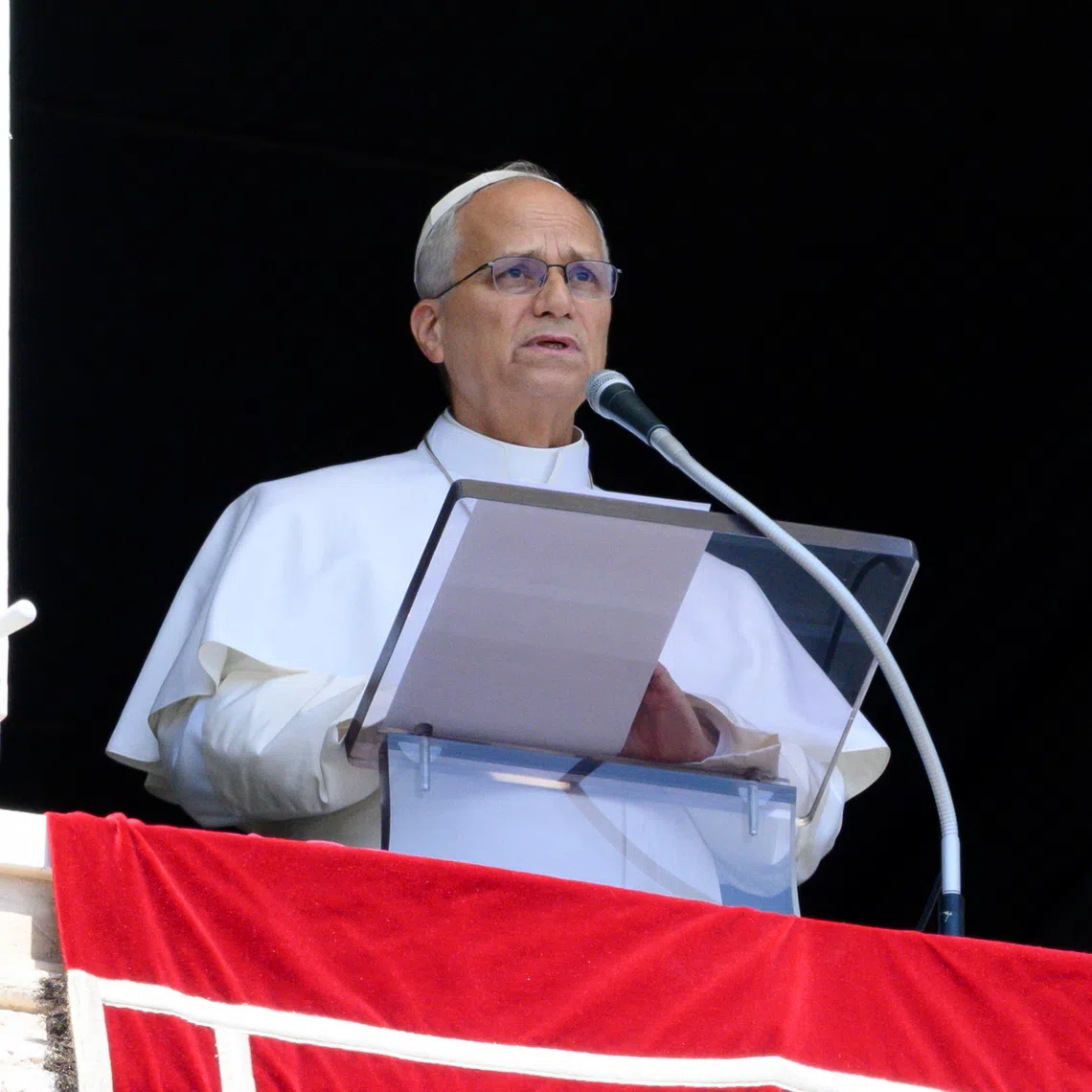 Pope Leo said innocent people are being killed and wounded in Ukraine and Russia.
