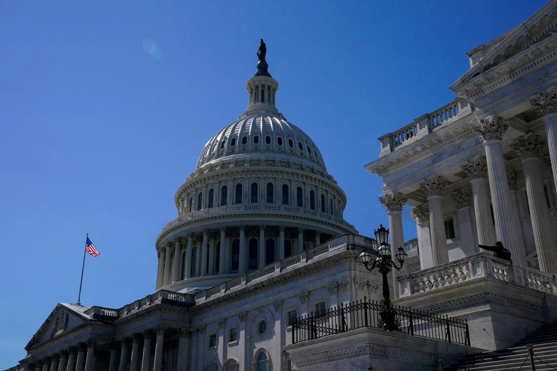 FILE PHOTO: A view of the U.S. Capitol dome in Washington, D.C., U.S., March 21, 2024. REUTERS/Elizabeth Frantz/File Photo