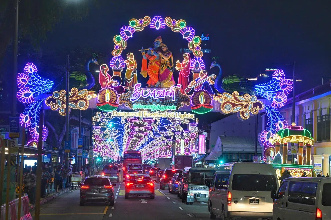 The police said in an advisory that traffic on Serangoon Road will be heavy, especially on the eve of Deepavali on Nov 11.