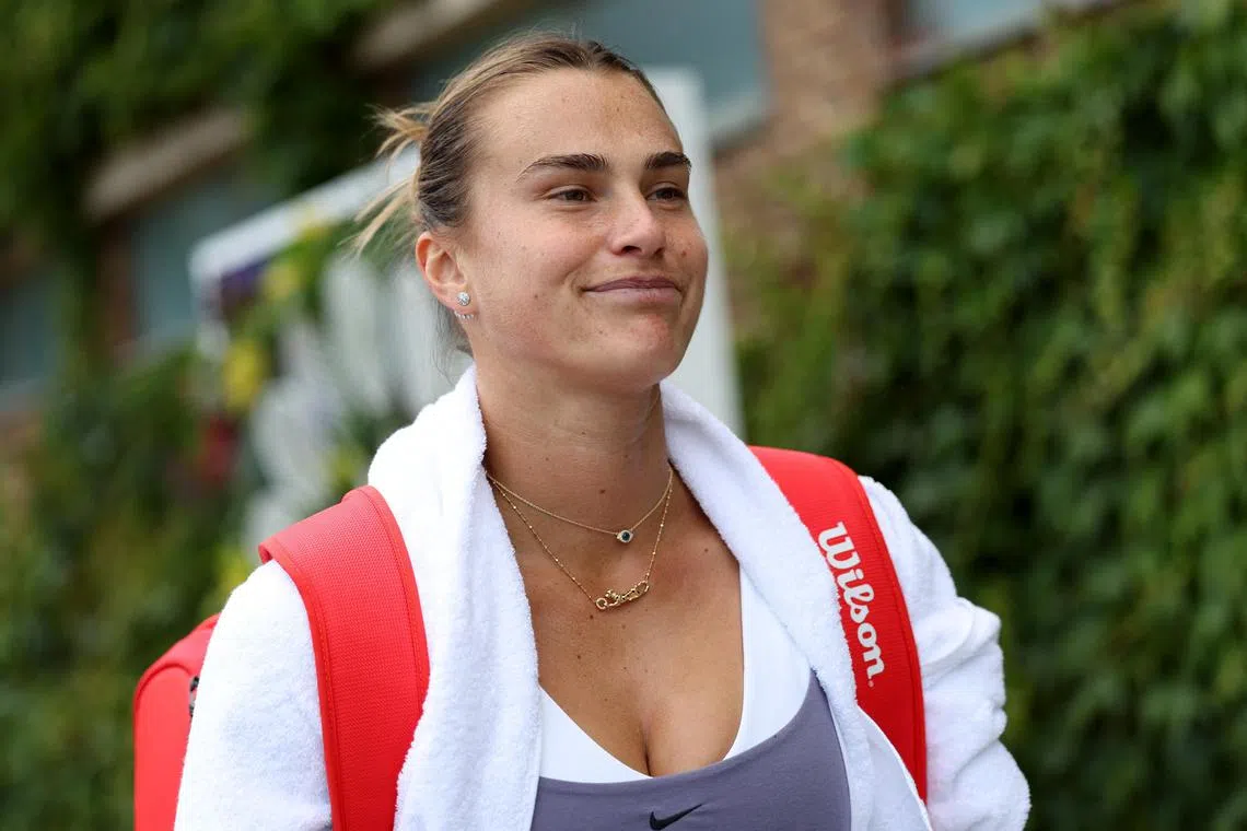 Aryna Sabalenka is one of seven players to have withdrawn from Wimbledon since the draw was made on June 28.