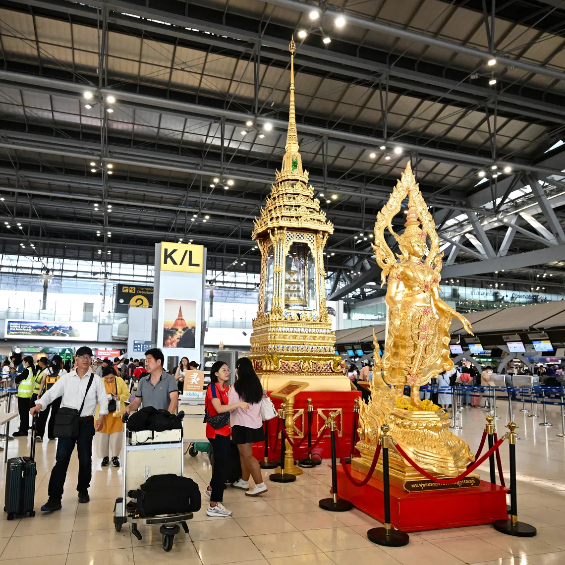 The pilot scheme is expected to begin in early 2027 at four major airports – Suvarnabhumi (above), Don Mueang, Phuket and Krabi.