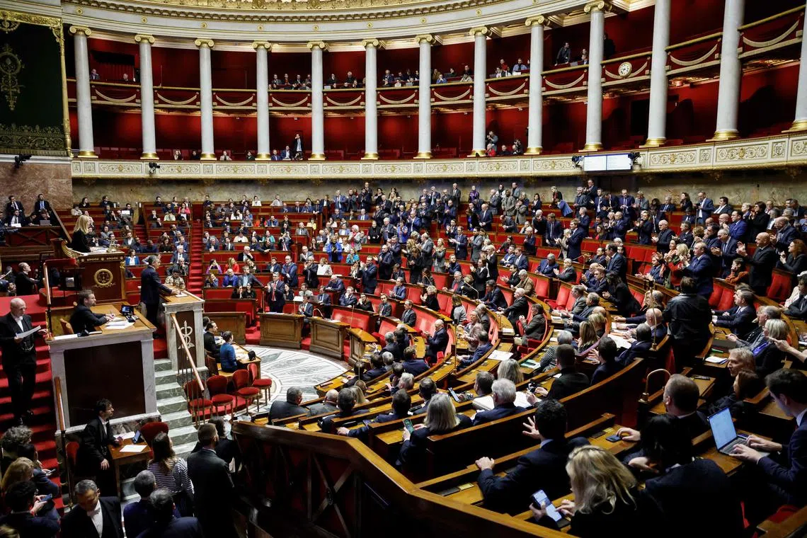 French Interior Minister Gerald Darmanin expressed relief that the bill passed with the votes of his centrist coalition and the conservatives, without relying on the surprise endorsement of far-right lawmakers, whose support had caused embarrassment in the presidential camp.