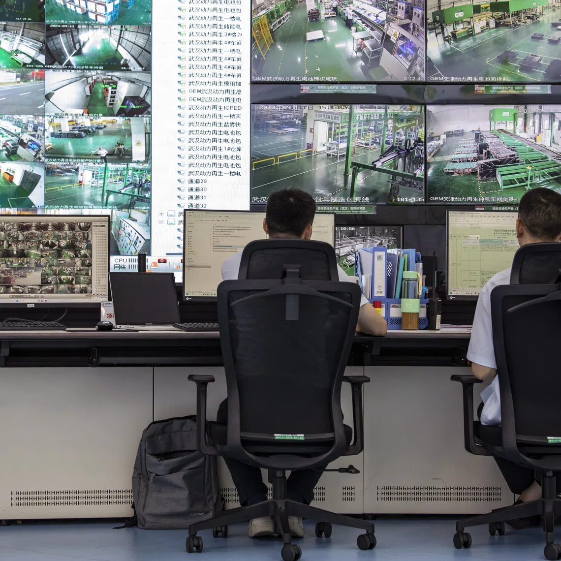 GEM’s battery recycling plant in Wuhan, China.