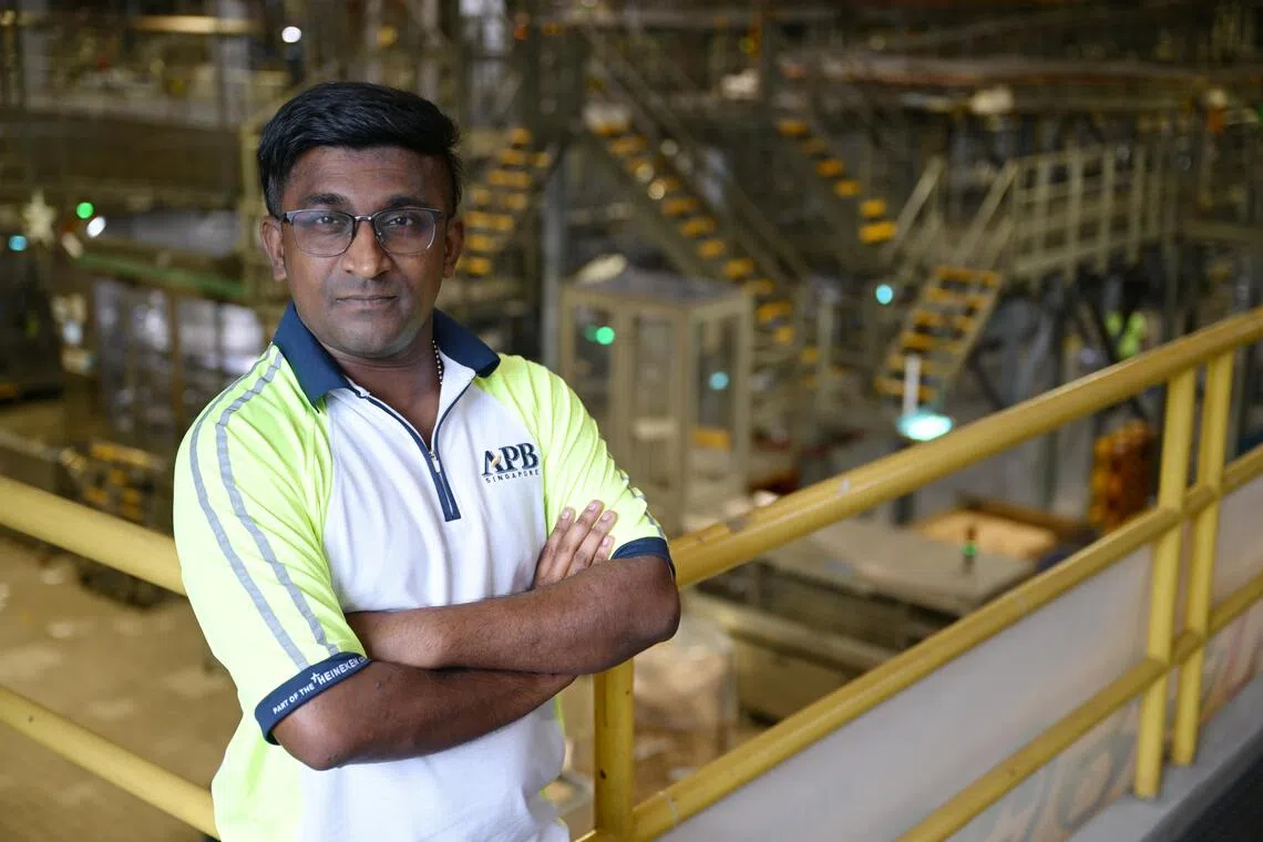 Packaging efficiency specialist Sathiswaran Kumarasamy, 34, joined APBS a decade ago, following in his father and elder brother’s footsteps.
