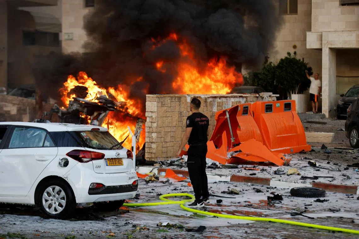 Hamas launched a surprise assault on Israel on Saturday morning by air, land and sea, beginning with a barrage of more than 2,000 rockets.