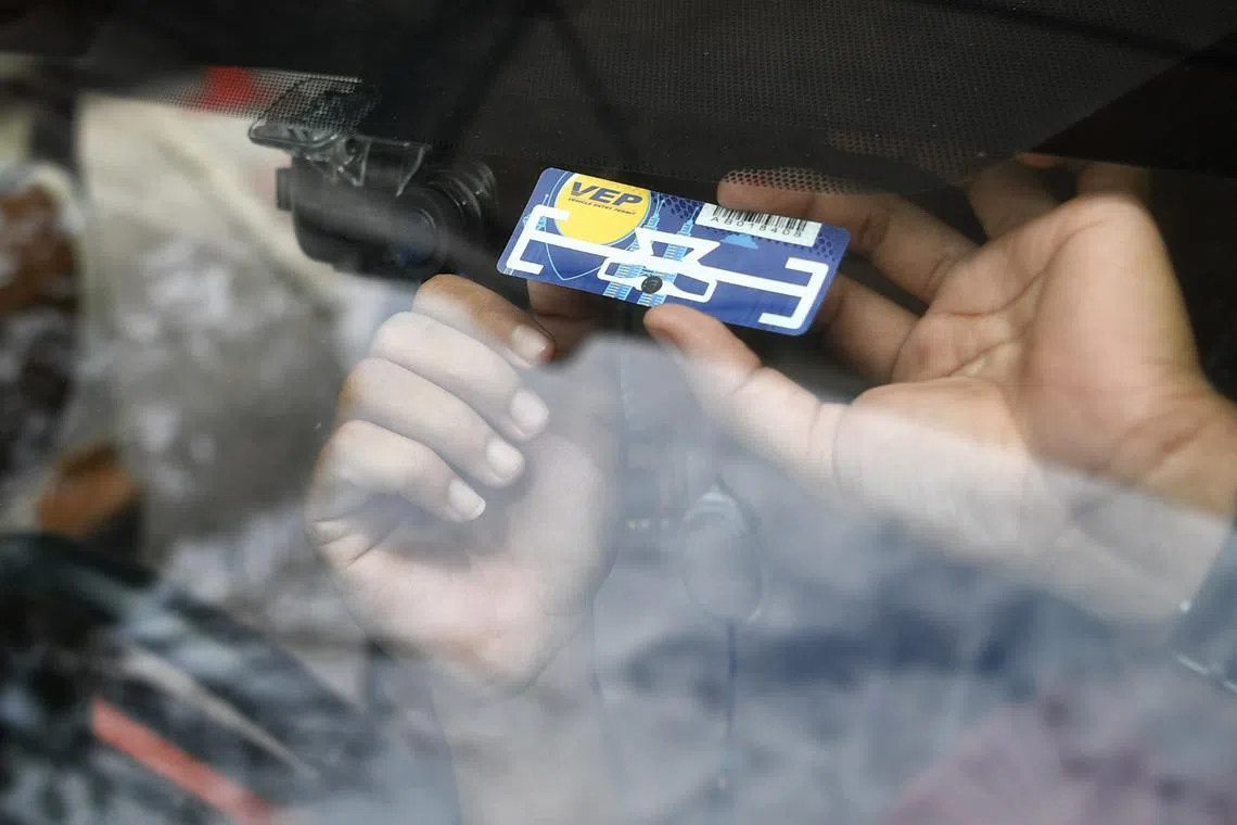 The collection point at Woodlands will also handle the installation of the VEP RFID tag.