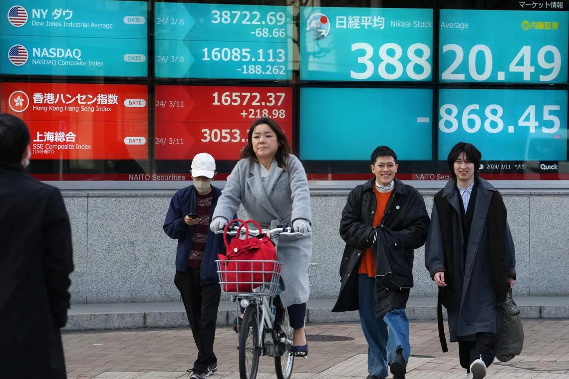 After 35 years of underperforming most others, the Japanese stock market has soared more than 40 per cent since January 2023.