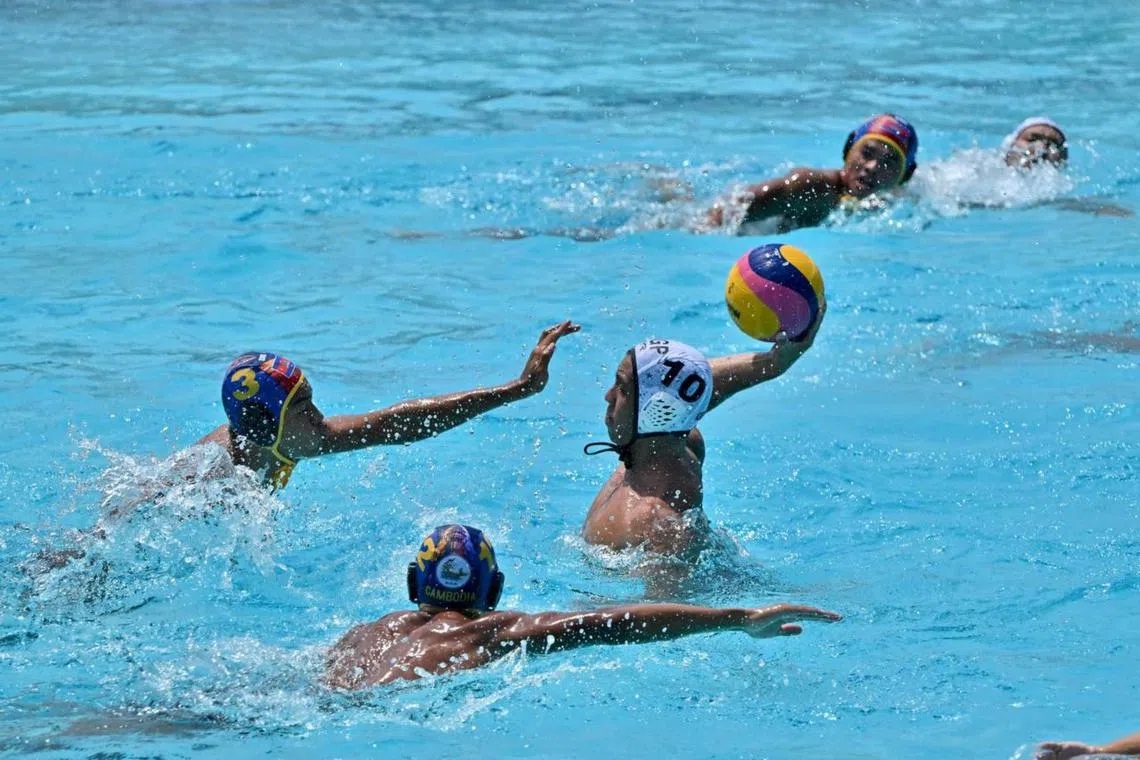 Singapore (white caps) dominated the six-team tournament with maximum points from their five matches. 