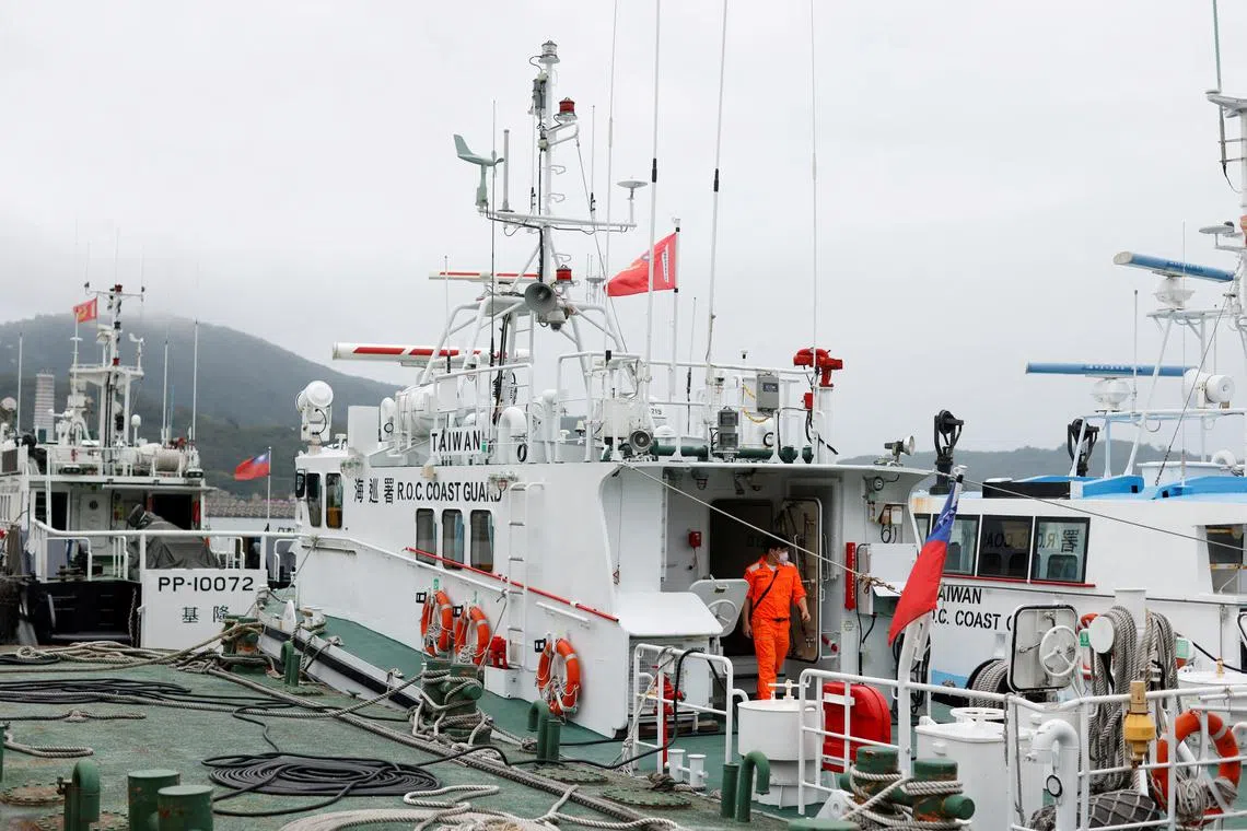 Taiwan’s coast guard escorted the boat to Penghu, an archipelago where it is registered, and arrived at around midnight.
