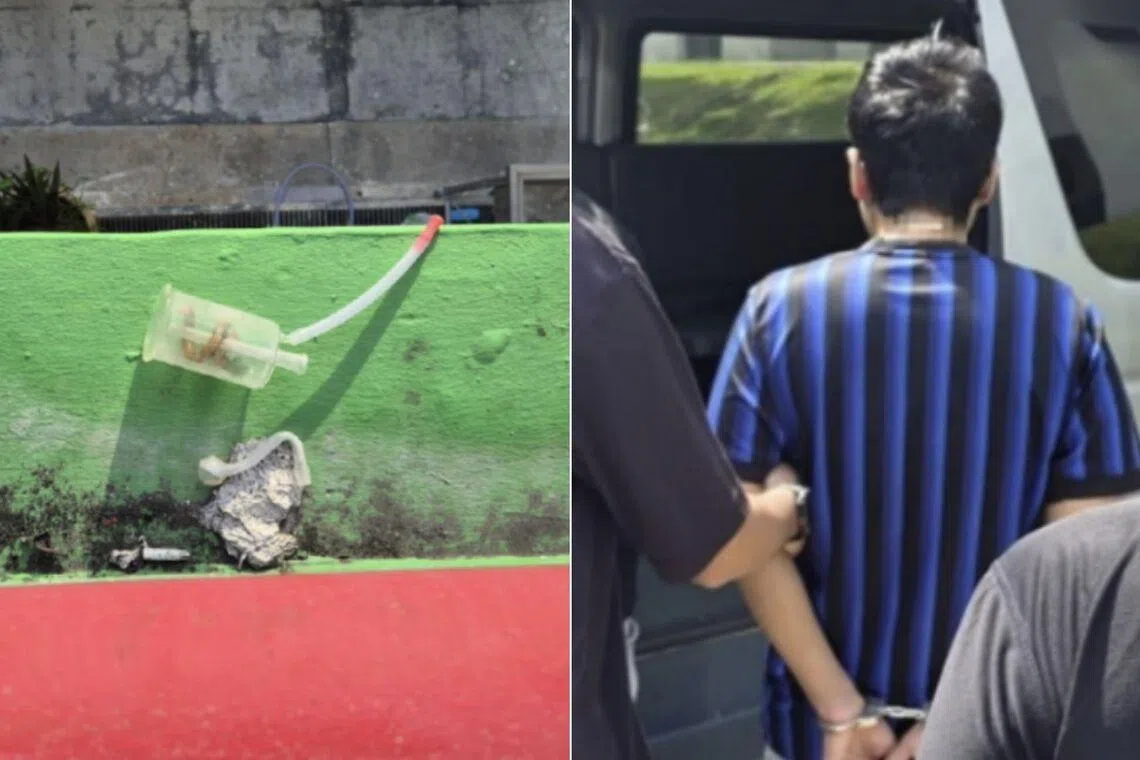 The drugs seized in are estimated to be worth more than $73,400, the Central Narcotics Bureau said.