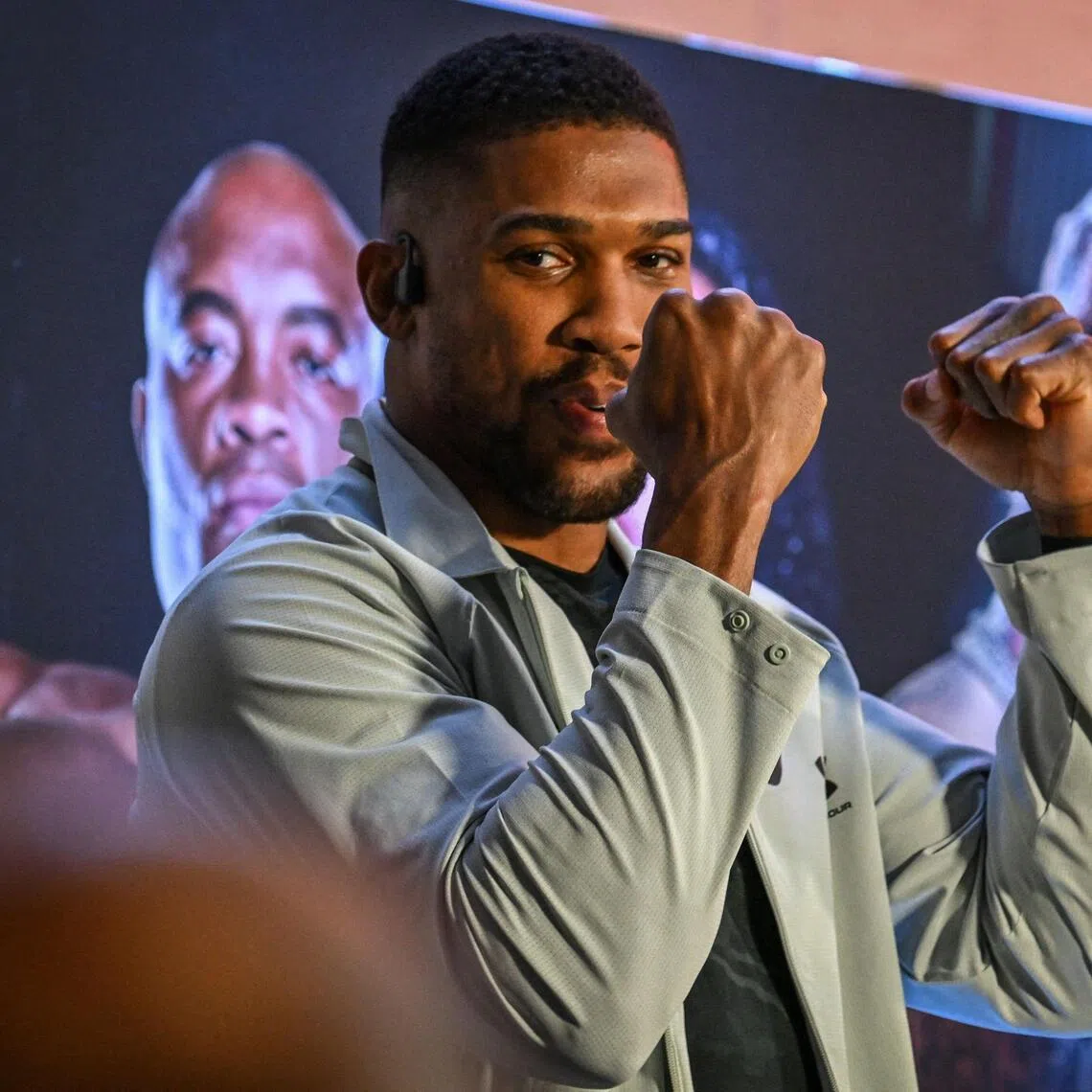 Anthony Joshua in December 2025. He was injured in a fatal highway accident that killed two of his close friends.