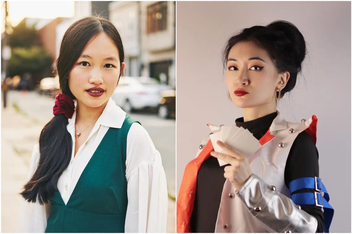 Author R. F. Kuang (left) and Xiran Jay Zhao were among four sci-fi and fantasy works and writers declared ineligible for the Hugo Awards.