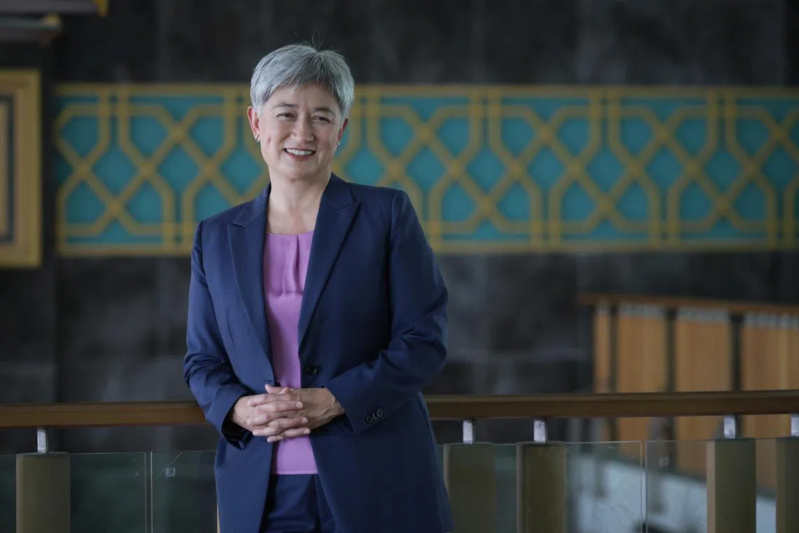 ST20240523_202480364478 : Gin Tay/ ctpennyw23/ Clement Tan/

Profile of Penny Wong, Australian Foreign Minister, at Harmony Centre, in An Nahdhah Mosque, on May 23, 2024.