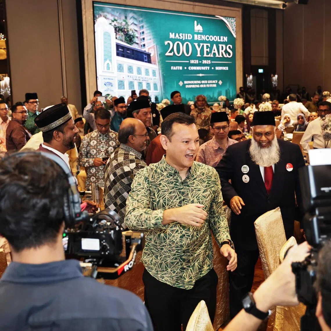 Acting Minister-in-charge of Muslim Affairs and Senior Minister of State for Defence Zaqy Mohamad (centre), said that the Indian Muslim community has played a significant role in the development of Singapore.