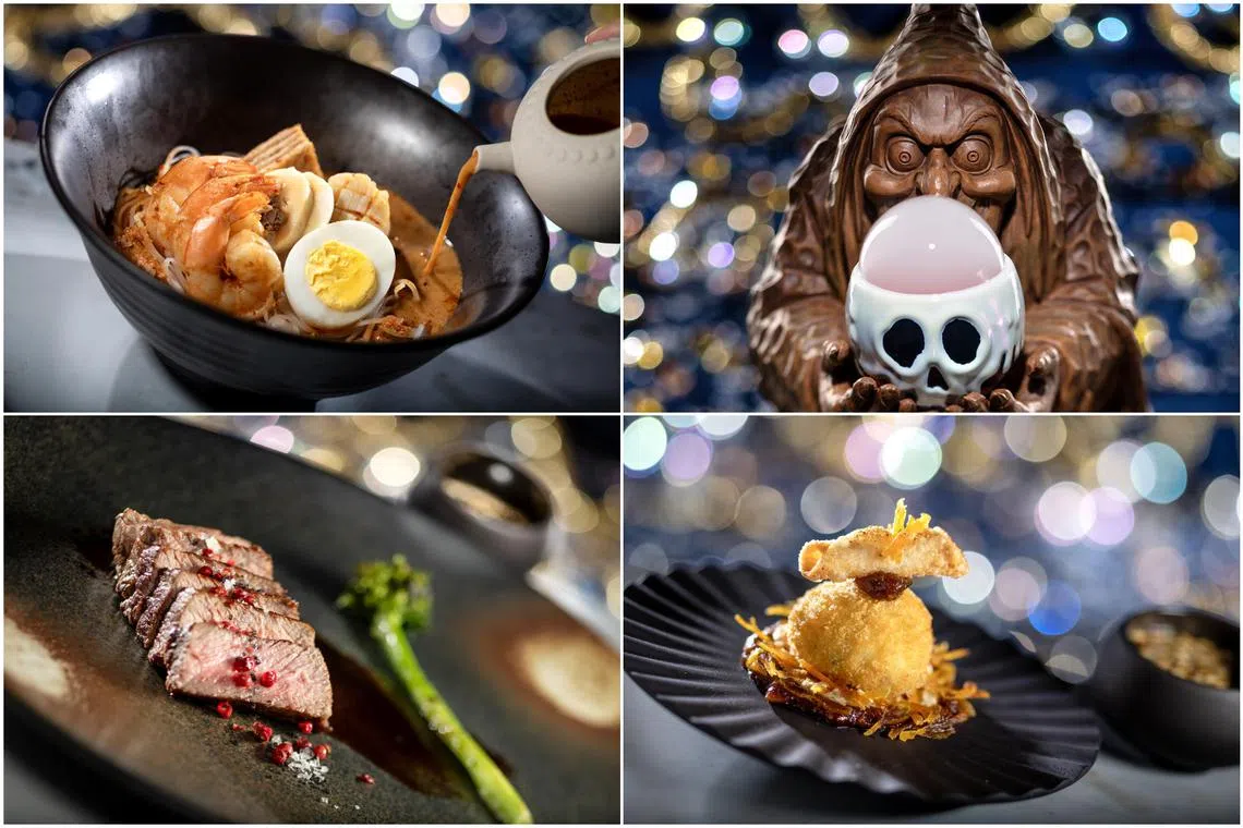 The smorgasbord of Disney delights are spread across more than 20 themed dining and lounge venues.