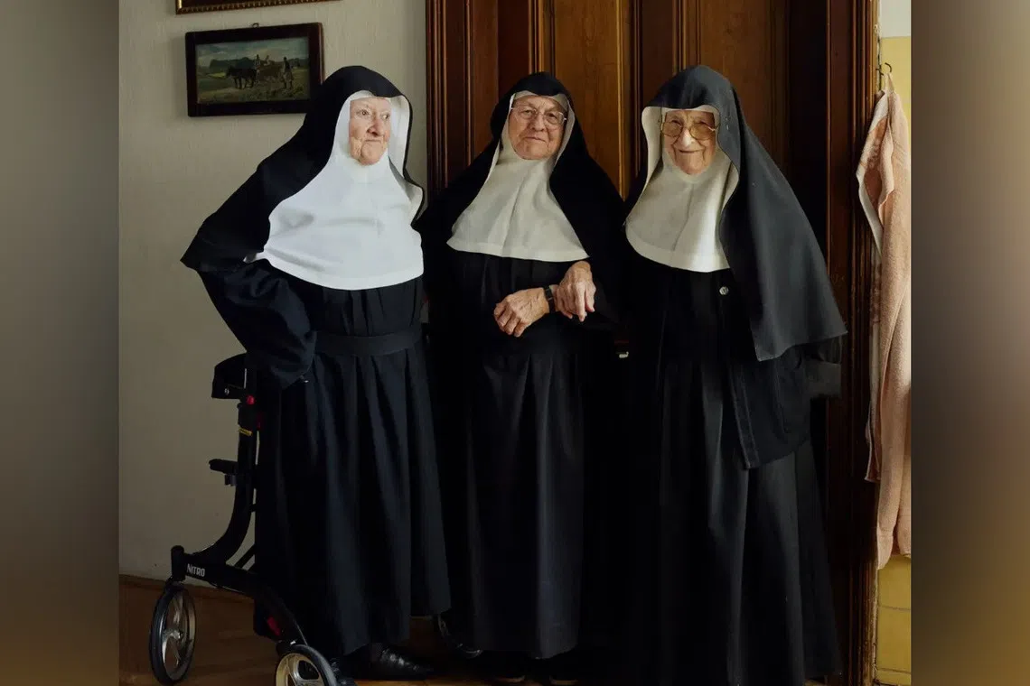 The tumultuous story of runaway sisters (from left) Bernadette, Rita and Regina defying the church hierarchy made headlines across the globe.
