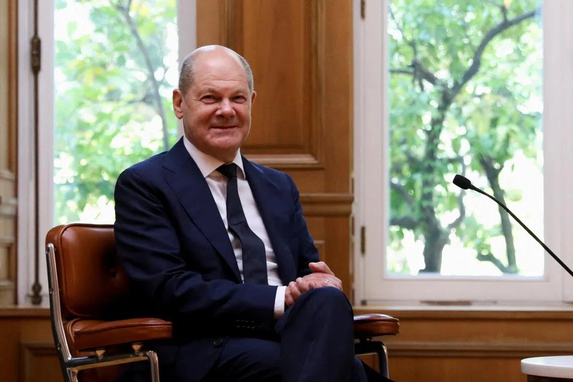 German Chancellor Olaf Scholz will be making an official visit to Singapore on Monday.