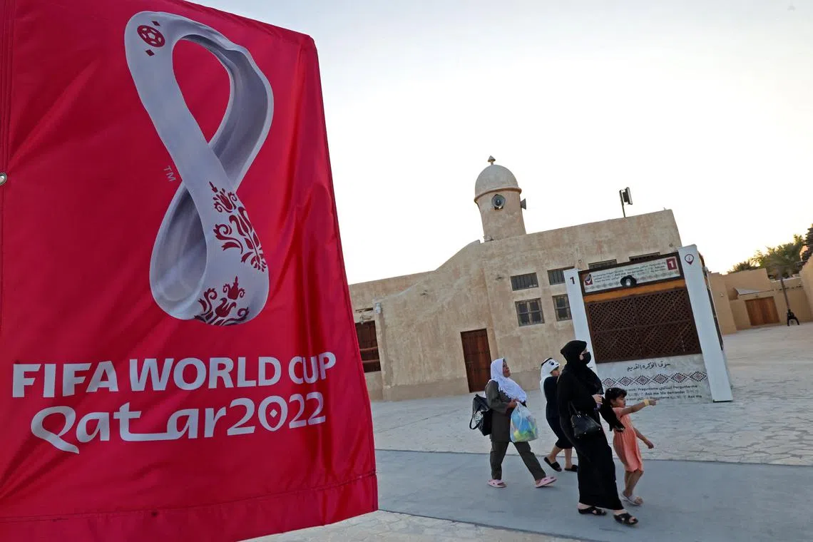 The 2022 World Cup, the first to be held in the Middle East, starts on Nov 20.