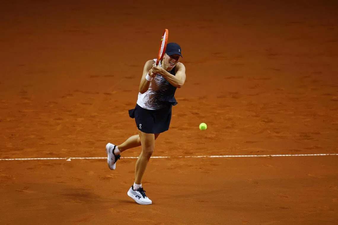 Poland's Iga Swiatek will hope to be in good form as he gears up for the French Open in May.