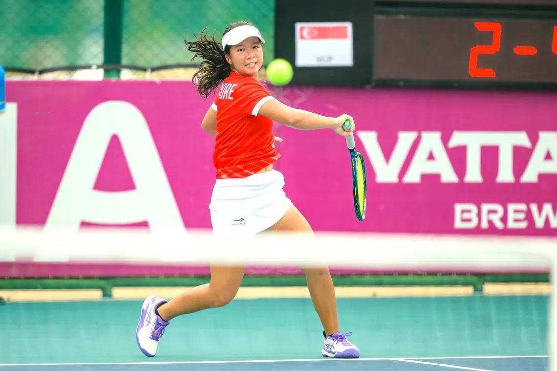 Team Singapore tennis player Audrey Tong
