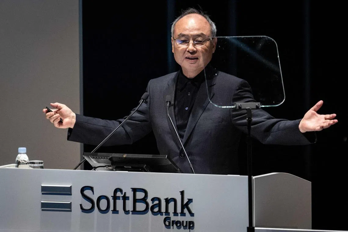Masayoshi Son sketched out ambitions to help create AI thousands of times smarter than any human.