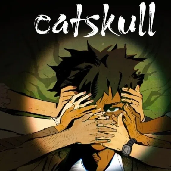 (From left) Andas Productions’ audio drama Catskull (2023), Docu-dramedy Eat By Ear and Aware’s Saga podcast.