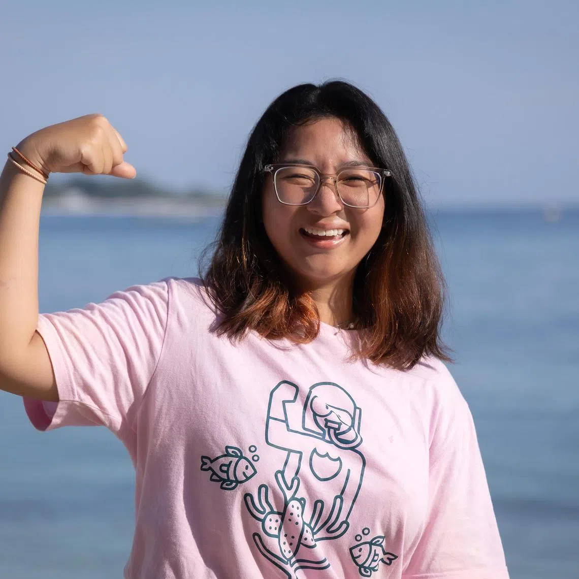 vltravel - Sunlife feature on travelling with a purpose: Ms Venny Lewis is pictured in May 2025 at Coral Catch, an NGO in Indonesia that focuses on coral conservation, where she is currently working. 


PHOTO: COURTESY OF VENNY LEWIS