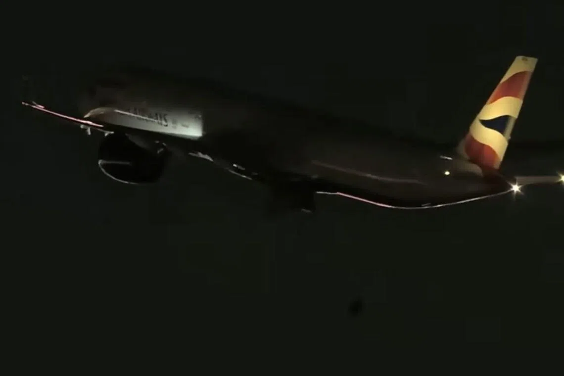 British Airways plane loses wheel moments after take-off in Las Vegas