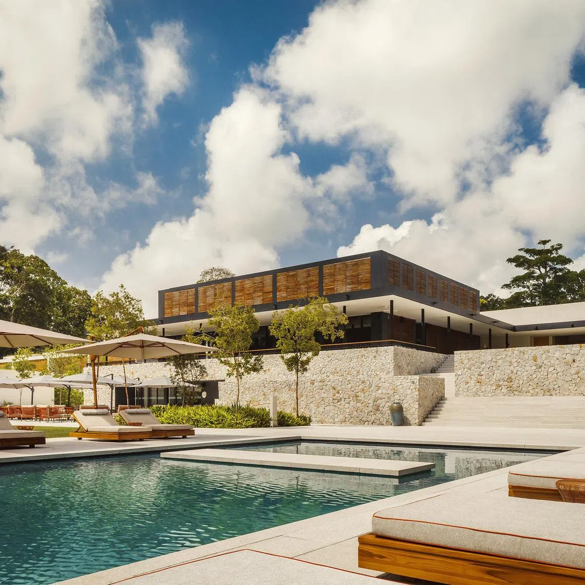 One&Only Desaru Coast is a luxury resort that opened in late 2022 and houses 44 suites and a villa.