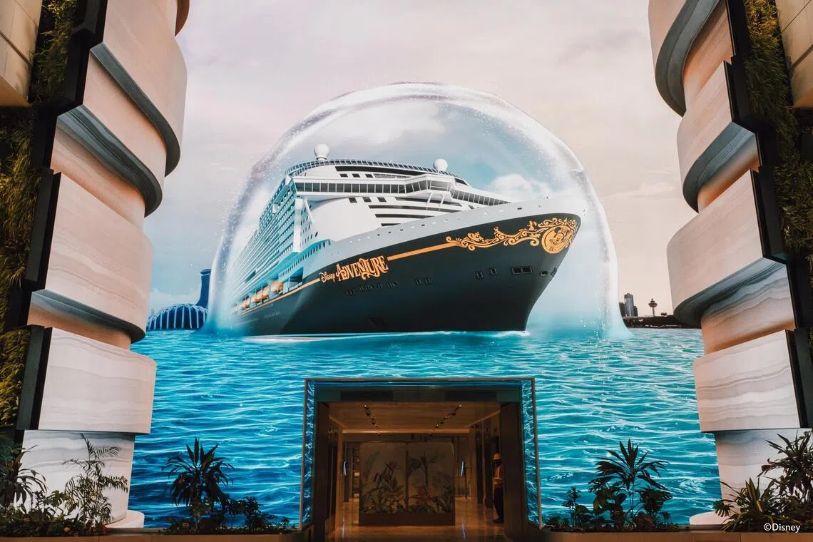 The three-minute animated show will feature scenes inspired by the seven themed areas on the Disney Adventure. 