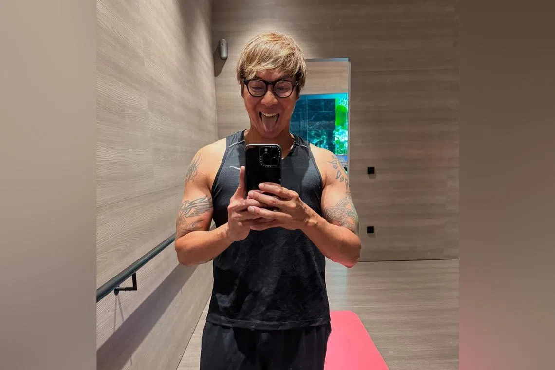 Radio DJ Glenn Ong said that he was in an unhappy marriage in an Instagram post celebrating his weight loss.