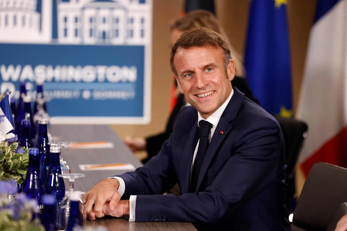 It was unclear whether Mr Emmanuel Macron had in mind a delay that would mean no new government was in place when the Paris Olympics begin. 