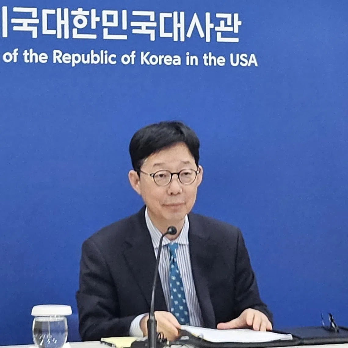 South Korea’s delegation was led by First Vice-Foreign Minister Park Yoon-joo, while the US side was headed by Allison Hooker, the US State Department’s undersecretary for political affairs.
